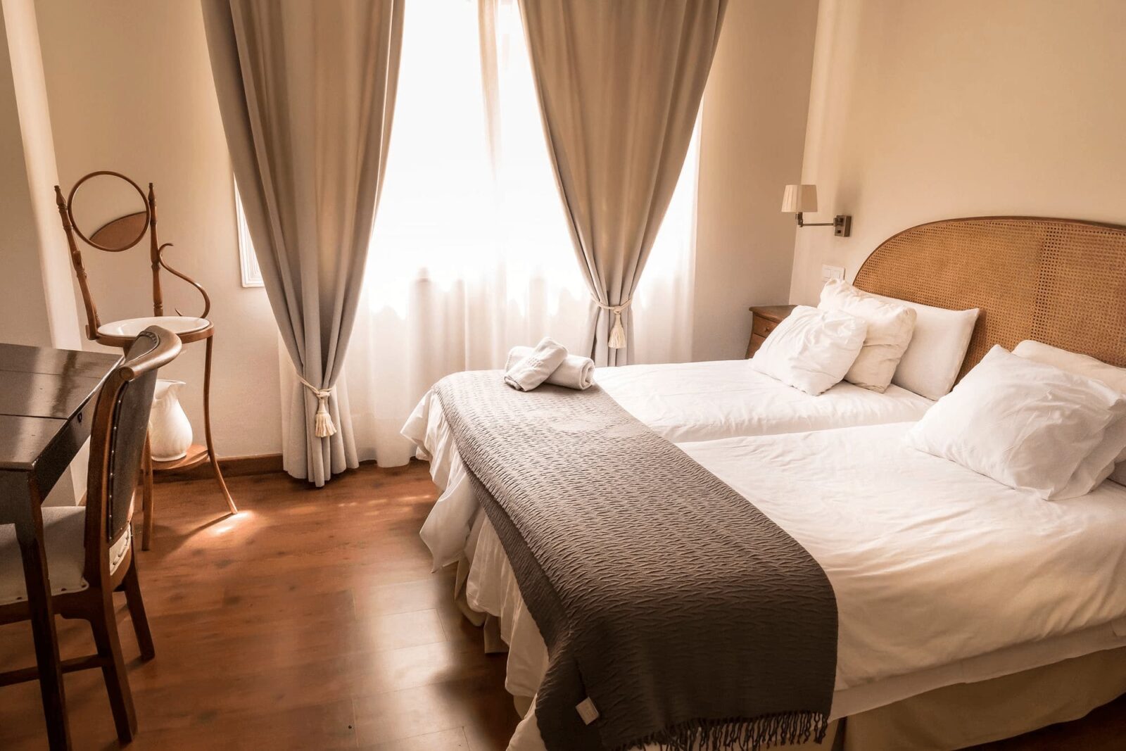 Hotelzimmer für digitale Nomaden