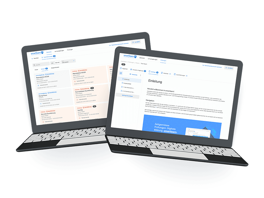 Sicheres und praxisnahes IT-Prüfungssystem smartlearn