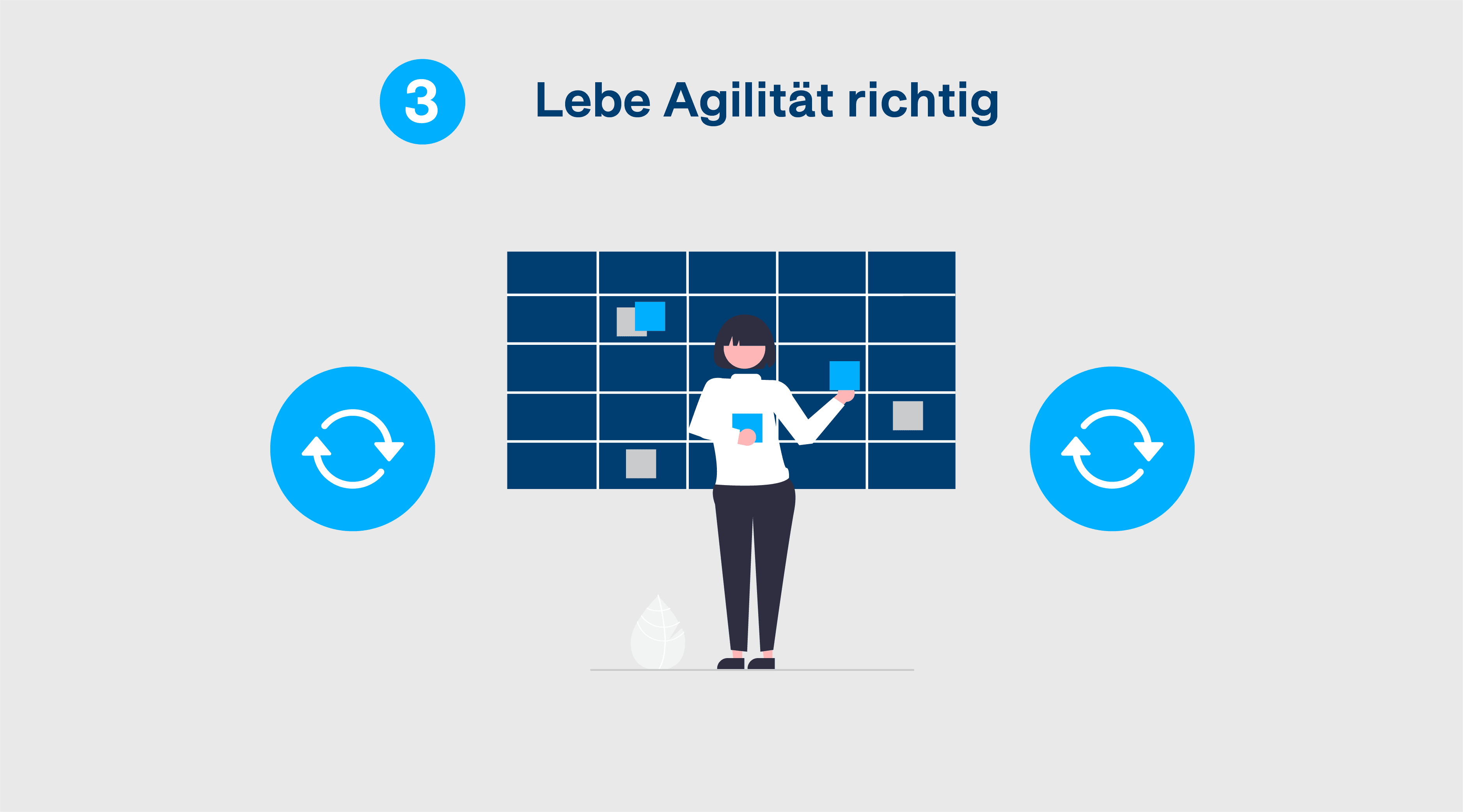 Frau vor digitaler Tabelle